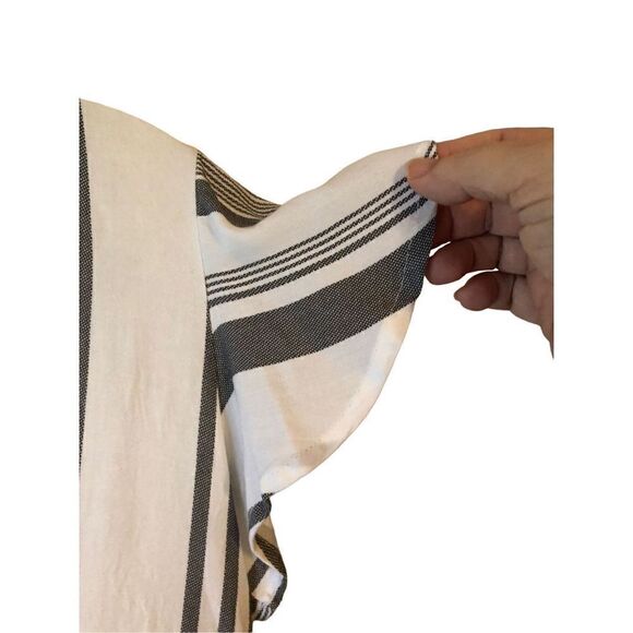 Sim & Sam Tie Front Striped Top XL - Picture 3 of 11